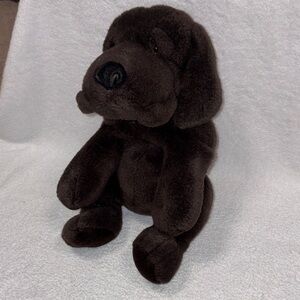 Russ Berrie Chops Chocolate Labrador Dog Puppy Soft Toy Plush Brown vintage 15”